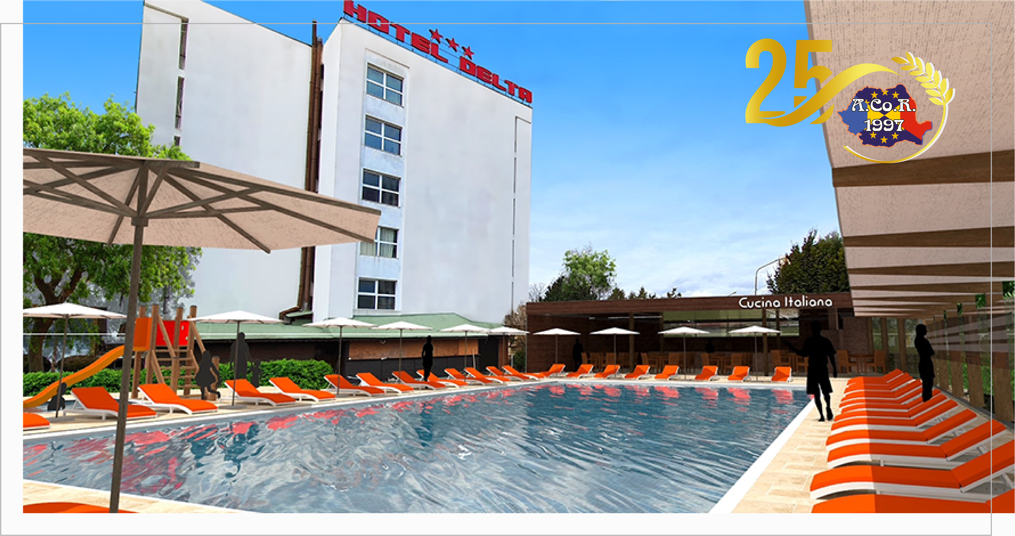 Piscina hotel Delta 1
